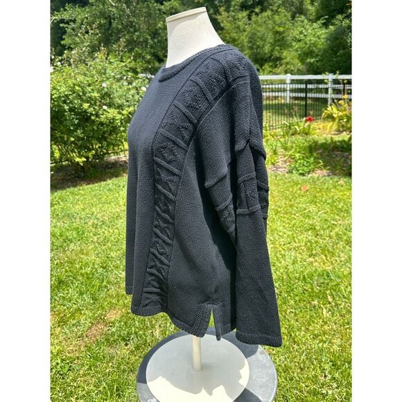 Vintage 80's 90's Blue Cable Esprit Sweater Large - Picture 2 of 8